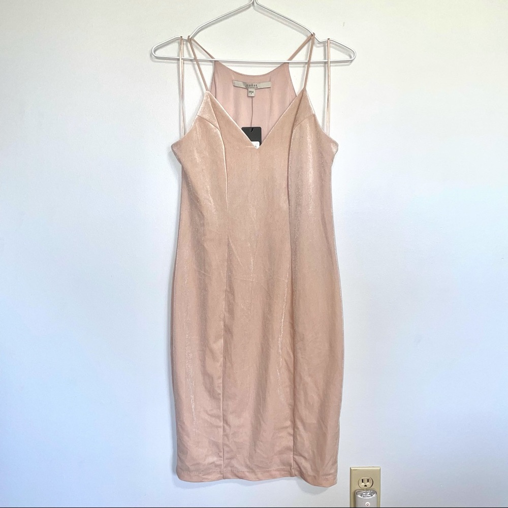 🆕 GUESS VELVET SLIP DRESS - Picture 4 of 6